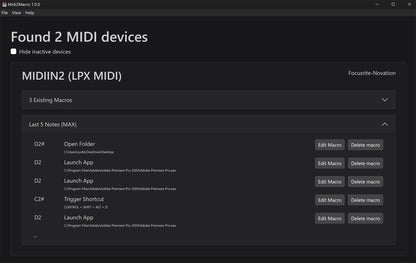 Midi2Macro - Automate ANY Midi Device