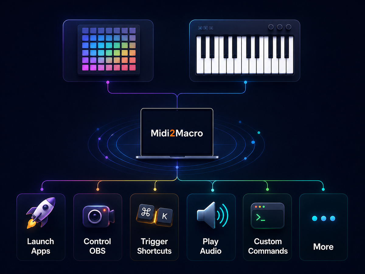 Midi2Macro 2 - Pro License